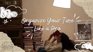 StressFree Time Management for Busy Students📚✨ VanillaBean♡ [upl. by Rainwater]