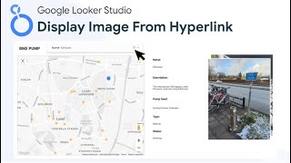 Looker Studio Display queryable images from hyperlink  Dashboard [upl. by Nyre]