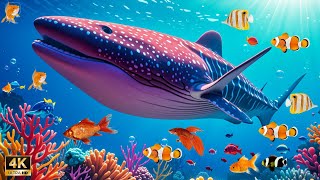 Marvel at Sea Animal in The Best 4K ULTRA HDR AquariumDive Into The Mesmerizing Underwater Realm 1 [upl. by Eicyal]