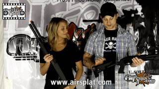 AirSplat OD  DE M56 TriShot Airsoft Shotgun Video Review Ep 17 [upl. by Zetnauq]