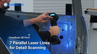 FreeScan UE Pro2 7 Parallel Laser Lines for Detail Scanning [upl. by Assirehs]