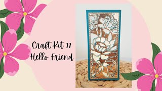 Tonic Studios Craft Kit 77 Hello Friend [upl. by Terle]