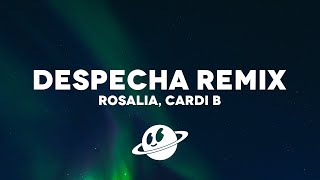 ROSALÍA  DESPECHÁ RMX LetraLyrics ft Cardi B [upl. by Wiencke]