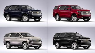 New Chevy Tahoe COLORS  Pick one [upl. by Ateikan361]