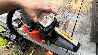 xtermepowerus 6200 chainsaw 62cc review [upl. by Kamillah]