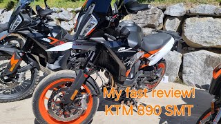 The KTM 890 SMT Where speed and comfort collide [upl. by Sorazal472]