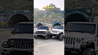 Scorpio vs vs Thar🤣 who is powerful thar black scorpio modified alloys big [upl. by Ahsilac877]