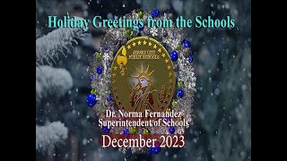 2023 Holiday Spirit Greetings Jersey City Public Schools V2 [upl. by Nilrah]