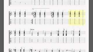 Metallica Tuesday s Gone Kirk guitar tablature [upl. by Munro]