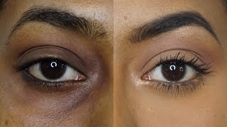 HOW TO COVER DARK CIRCLES WITHOUT TURNING GREY  Indian Brown Dusky skintone [upl. by Weinman]