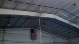 Airmaster IndustrialCommercial Ceiling Fans in a gymnasium [upl. by Finnie203]