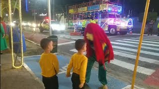 Passeio no Trenzinho da alegria Natal iluminado de campina Grande palhaços papai Noel muita diversão [upl. by Bolitho]