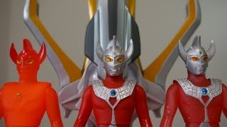 ウルトラヒーロー500 ウルトラマンタロウ ウルトラダイナマイト ver amp クリア ver レビュー  Ultra Hero 500 UltramanTarou Review [upl. by Akiwak461]