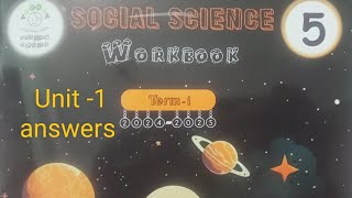 5th std term 1 Social ennum eluthum workbook Unit1 key answers202425 teacherorudoubt [upl. by Sadella]