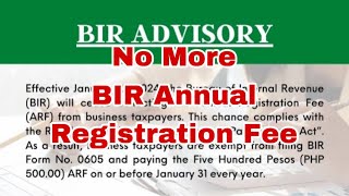 Filing BIR Form 0605 Annual Registration Fee No More  How to Update BIR COR 2024 [upl. by Aisiram558]