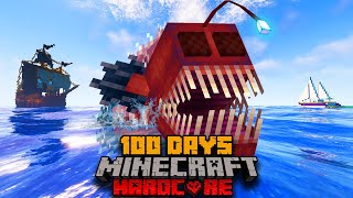 100 Days In An Underwater World In Hardcore Minecraft [upl. by Lovmilla]