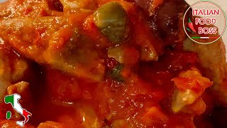 Diced chicken and red peppers cream sauce Mediterranean taste [upl. by Olympie]