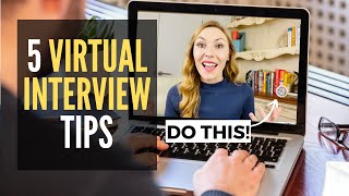 5 Clever Virtual Interview Tips According to Psychology  Ace that Zoom [upl. by Hunter]