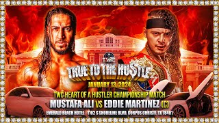 Mustafa Ali vs Eddie Martinez FULL MATCH  TWC Championship Match  TRUE TO THE HUSTLE [upl. by Asset]