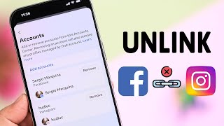 How To Disconnect Instagram From Facebook Unlink in 2024 [upl. by Erickson]