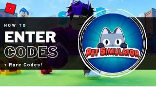 Pet Simulator X  How To Enter Codes on Roblox Mobile amp PC  Rare Codes [upl. by Rolandson386]