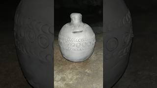 Mini Mitti Ka Gulak  Making Mitti Ka Gulak  Making Clay Piggy Bank piggybank clay clayart [upl. by Annovaj]