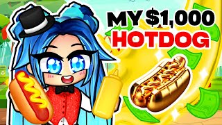 My 1000000 Hot Dog Factory in Roblox [upl. by Yrem]