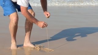 How to Catch beach worms for bait  The Hook and The Cook [upl. by Esiuqram956]