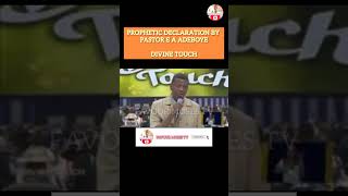 PROPHETIC DECLARATION BY PASTOR E A ADEBOYE DIVINE TOUCH shorts rccg prayer pastoreaadeboye [upl. by Juieta481]