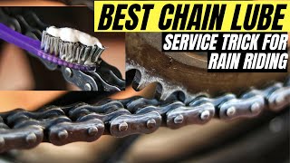 THIS TRICK amp PRODUCT IS THE BEST CHAIN LUBE FOR MOTORCYCLE HOW TO KEEP BIKE CHAIN CLEAN amp LUBRICATED [upl. by Sheree770]