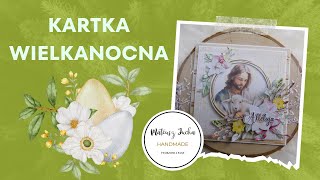 Kartka wielkanocna i życzenia świąteczneCraft OClockP13TUTORIAL  scrapbooking [upl. by Angi719]