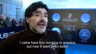 Highlights of Diego Maradona Hublot One Million Dollar Kick [upl. by Inaffets700]