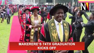 Makerere’s 74th graduation kicks off [upl. by Edrei982]