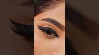 Black glitter eyeliner ✨✨eyelinertutorial eyeliner [upl. by Tigram]