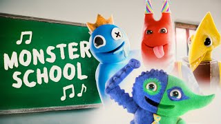 Monster School 🎵  The Rainbow Friends x Garten of Banban official song [upl. by Holcomb]