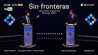 Sin Fronteras  Elecciones Argentina  Balotaje 2023 [upl. by Akemrej]