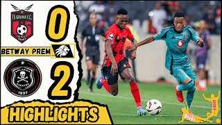 TS GALAXY vs ORLANDO PIRATES Goals amp Extended Highlights Betway Premiership 202425 [upl. by Adnolat]