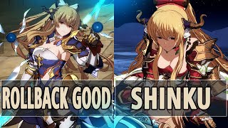 GBVSR Rollback Good Vira Vs Shinku Vira  High Level Gameplay [upl. by Cinom]