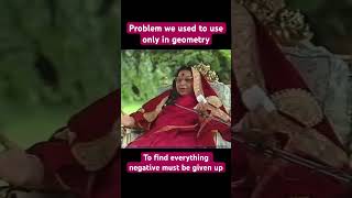 Problem word used in geometry sahajayoga shrimatajispeech shrimataji shrimatajinirmaladevi [upl. by Bronson930]