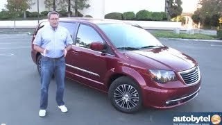 2014 Chrysler Town amp Country S Minivan Review [upl. by Aihsele900]