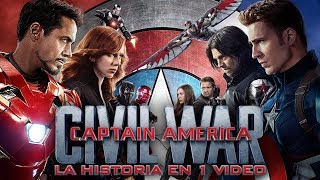 Capitán America Civil War I La Historia en 1 Video [upl. by Ronym]