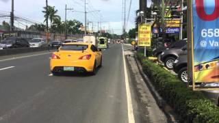 38 Hyundai Genesis Coupe air intake and exhaust system [upl. by Vedis]