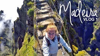 Madeira the most thrilling hike Pico do Arieiro to Pico Ruivo  Vlog 1  World Wanderista [upl. by Atinahs]