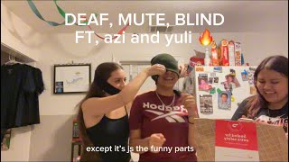 deaf mute blind challenge [upl. by Lleynod]