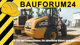 JCB Teleskoplader TM220  Walkaround  JCB Telehandler at recycling aktiv Demoshow [upl. by Aileme]