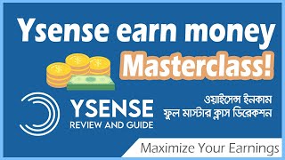 Ysense masterclass  earn money online [upl. by Starbuck]