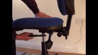 Removing the gas lift from an office chair [upl. by Anaytat520]