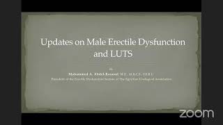 Erectile Dysfunction amp LUTS  EUA Guidelines 2020  Urology [upl. by Neelac]