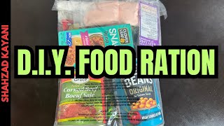 DIY Food Ration Pack for Your Bug Out Bag or Evacuation Kit [upl. by Nnylarak]