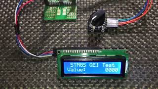 STM8S Encoder Interface Example [upl. by Mushro194]